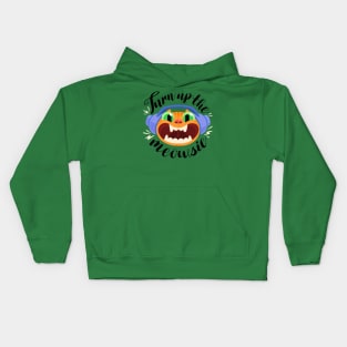 Turn Up the Meowsic! Kids Hoodie